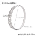 Elegant Cubic Zirconia Geometr - DippedShop Wholesale - #3747