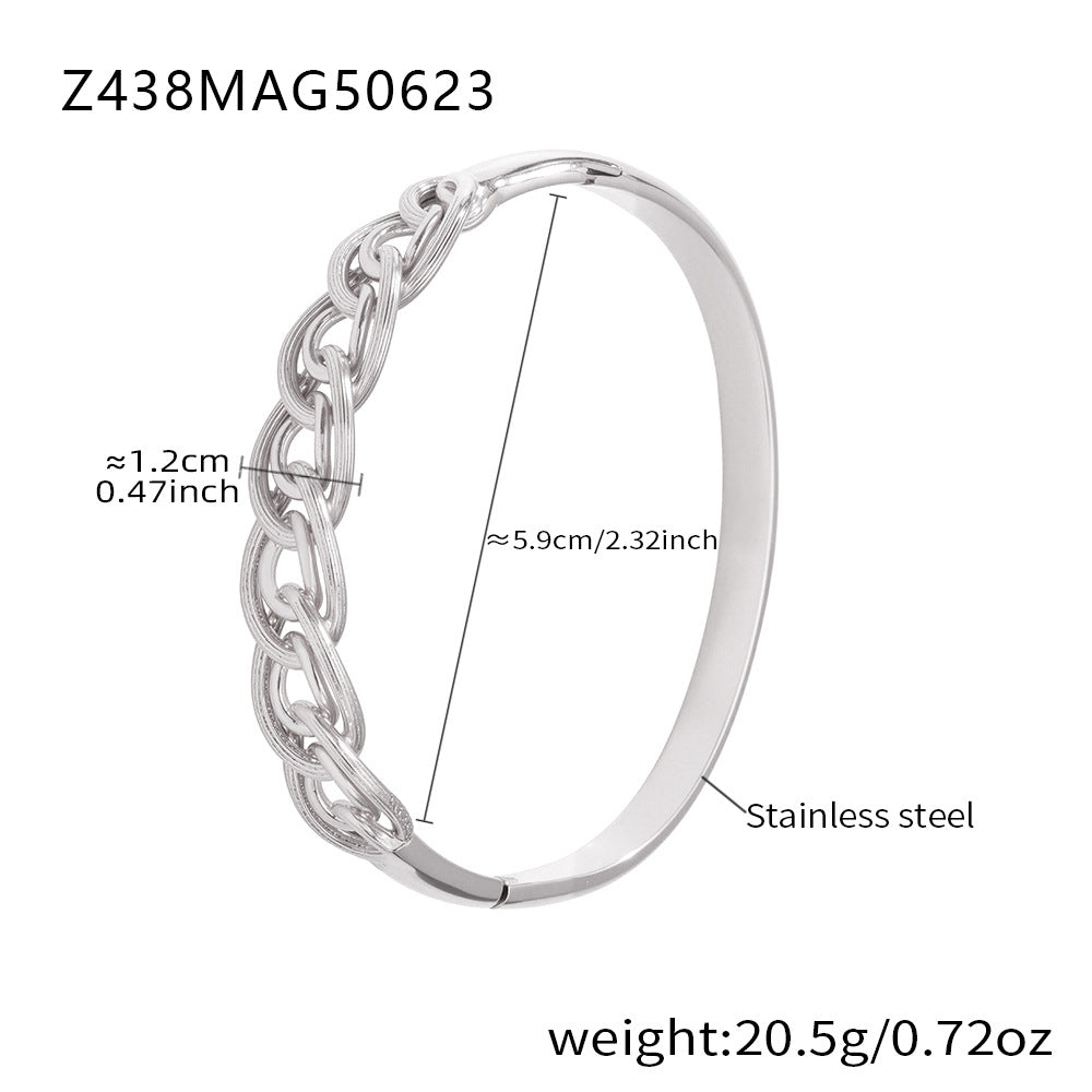 Elegant Cubic Zirconia Geometr - DippedShop Wholesale - #3747