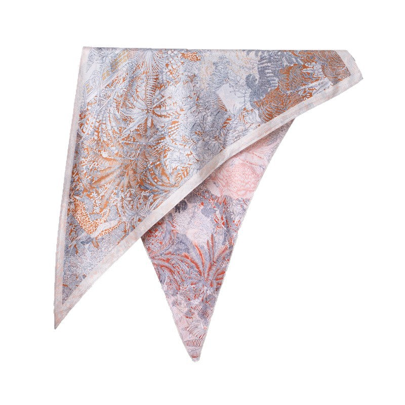 Reversible Flower Scarf - DippedShop Wholesale - #3363