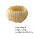 Vintage Irregular Resin Stretc - DippedShop Wholesale - #5299