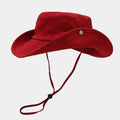 Simple Washed Outdoor Foldable Safari Boonie Hat 8BK6HAT170T