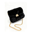 Stylish Solid Color Plush Portable Shoulder Bag 6W10BBG1929