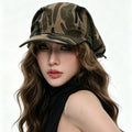 Vintage Camo Hip-hop Street Headscarf Baseball Cap 8BK6HAT192L
