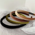 Classic Solid Color Velvet Slim Headband 6W6HBD293
