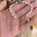 Stylish Gold Plated Freshwater Pearl Bracelet 6W6JBR714