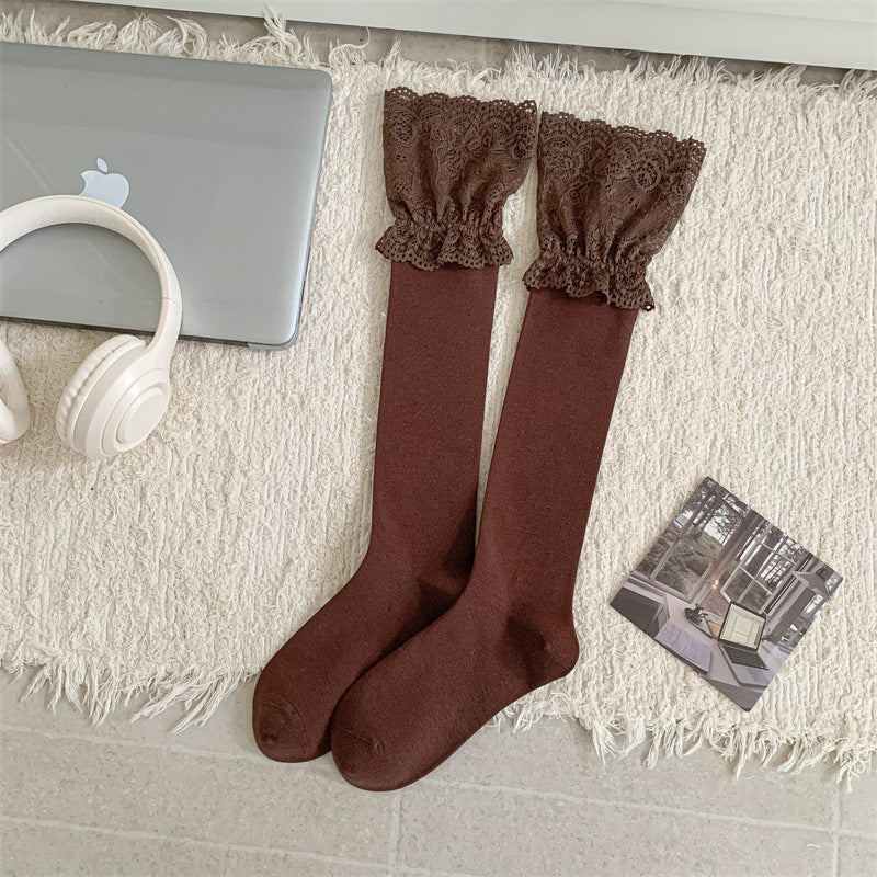 Lace Elastic Stockings - DippedShop Wholesale - #5907