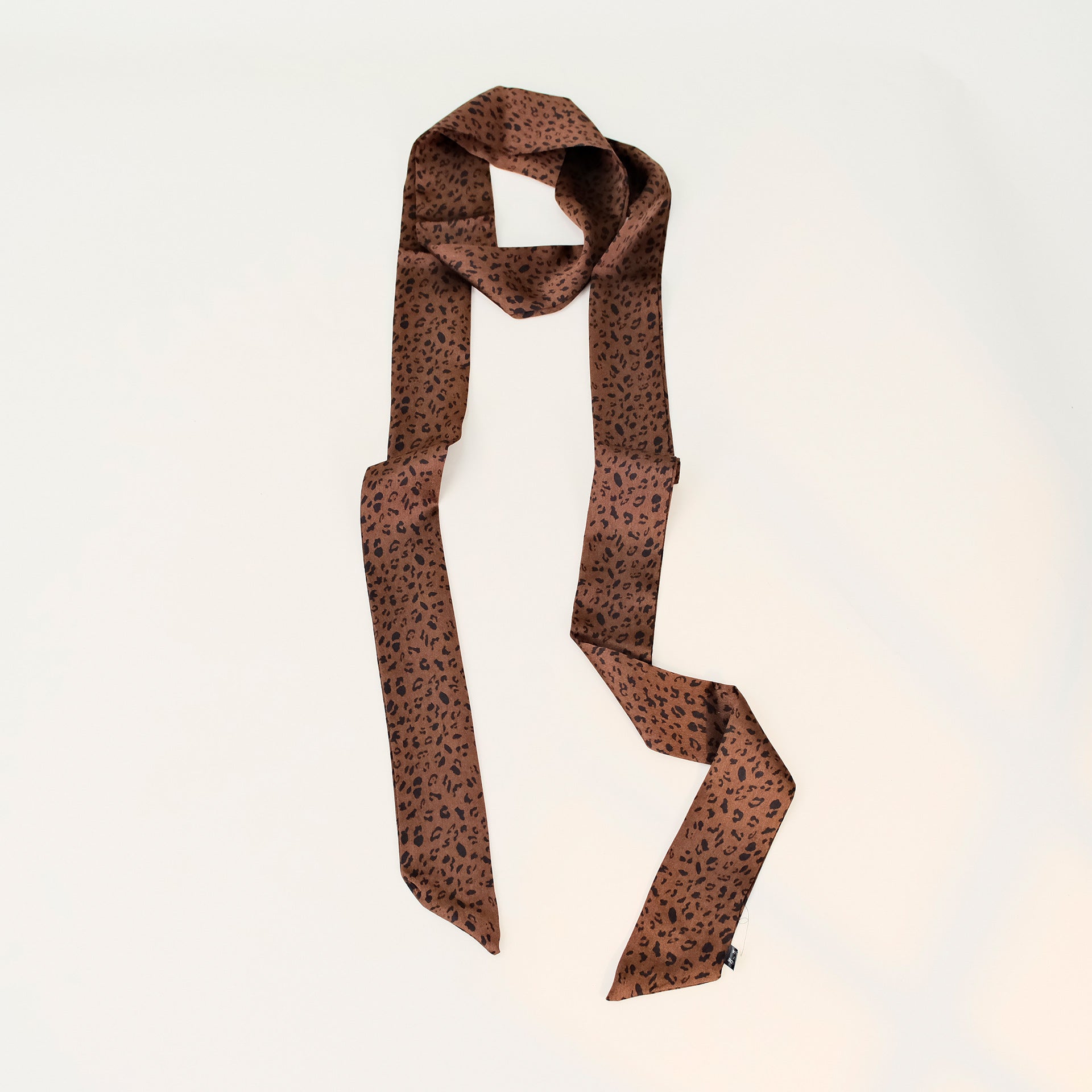 Vintage Leopard Print Silk Scarf 6W6NSI255