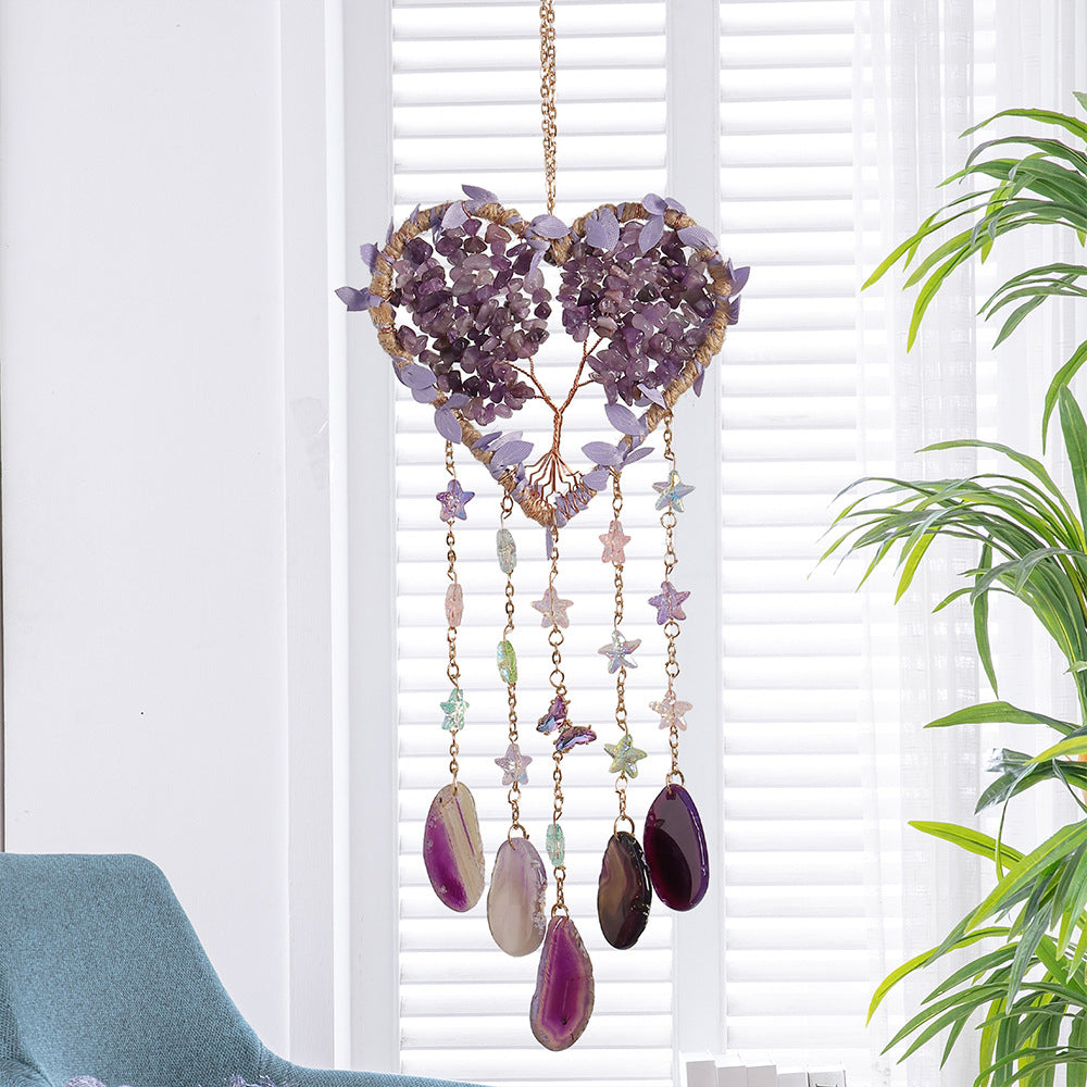 Crystal Tree of Life Suncatcher - DippedShop Wholesale - #4419