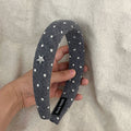 Stylish Color Block Star Print Sponge Headband MK2SPM6W6HBD12