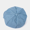 Vintage Denim Newsboy Cap Octagonal Baker Boy Hat MK2BW6W6HAT105