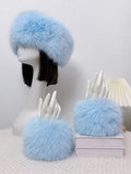 Faux Fur Headband Wrist Cuffs - DippedShop Wholesale - #3667