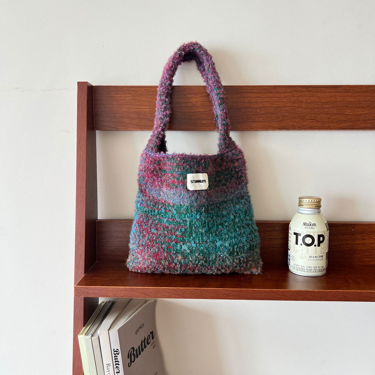 Ombre Knit Shoulder Bag - DippedShop Wholesale - #8883