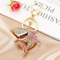 Funny Rhinestones Dolphin Pendant Keychain Bag Charm 6W10BBC632