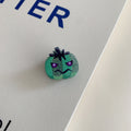 Quirky Halloween Ghost Pumpkin Mini Hair Claw 6W6HCP1322