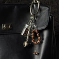 Creative Coffee Bean Pendant Keychain Bag Charm 6W10BBC394