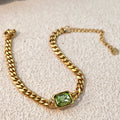 Stylish Cubic Zirconia Cuban L - DippedShop Wholesale - #1395