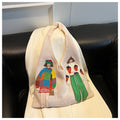 Cartoon Color Block Knit Bag - DippedShop Wholesale - #9667