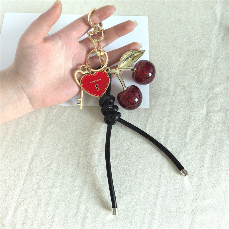 Creative Cherry Pendant Keychain Bag Charm 6W10BBC380