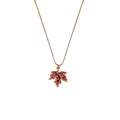 Gold Plated Maple Leaf Necklace - DippedShop Wholesale - #2307