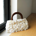 Handmade Natural Shell Handbag Tote Bag 8BW6BBG410