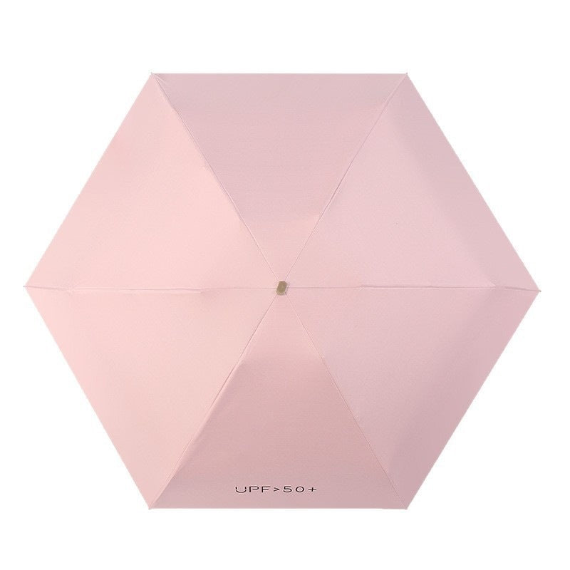 Simple Solid Color Portable Compact Mini Umbrella MK2MBFN6Z11UL06