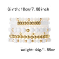 Retro Wooden Bead Strtchy Multi-Layer Bracelets 6W6JBR503