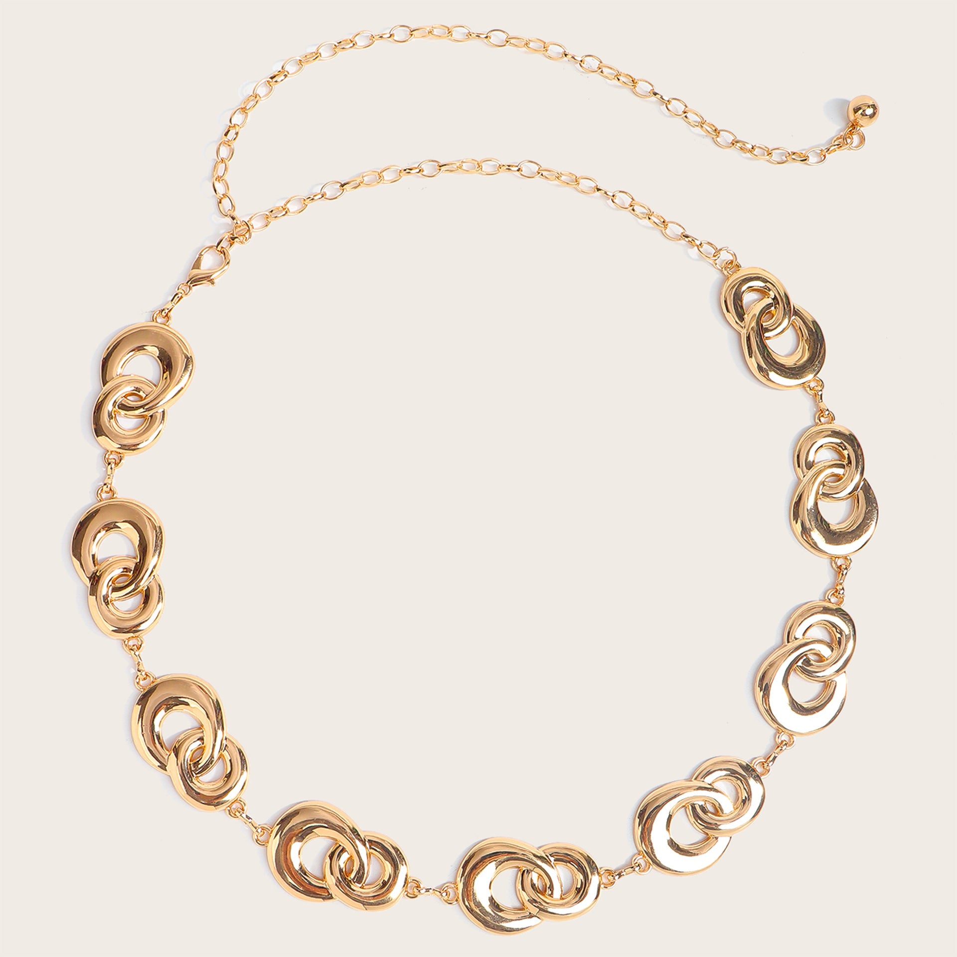 Trendy Round Circle Metal Geom - DippedShop Wholesale - #2211
