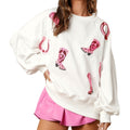 Color Block Sequin Sweatshirt - DippedShop Wholesale - #9427