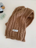Chunky Cable Knit Scarf - DippedShop Wholesale - #4019