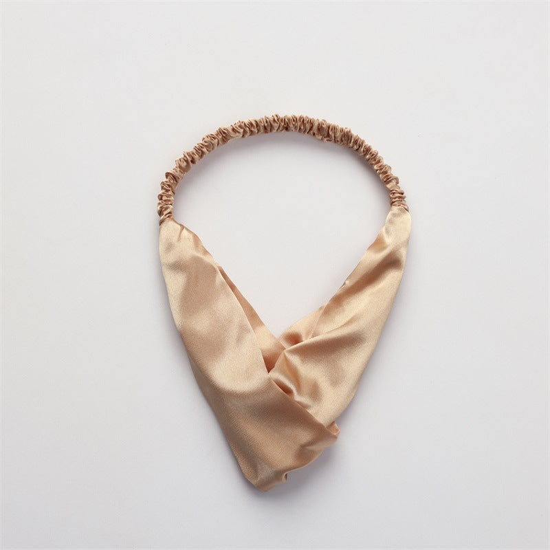 Solid Color Scarf Hairband - DippedShop Wholesale - #8163