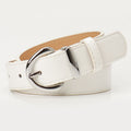Minimalist Solid Color Skinny PU Leather Belt MK2LEEP6W6JBT46