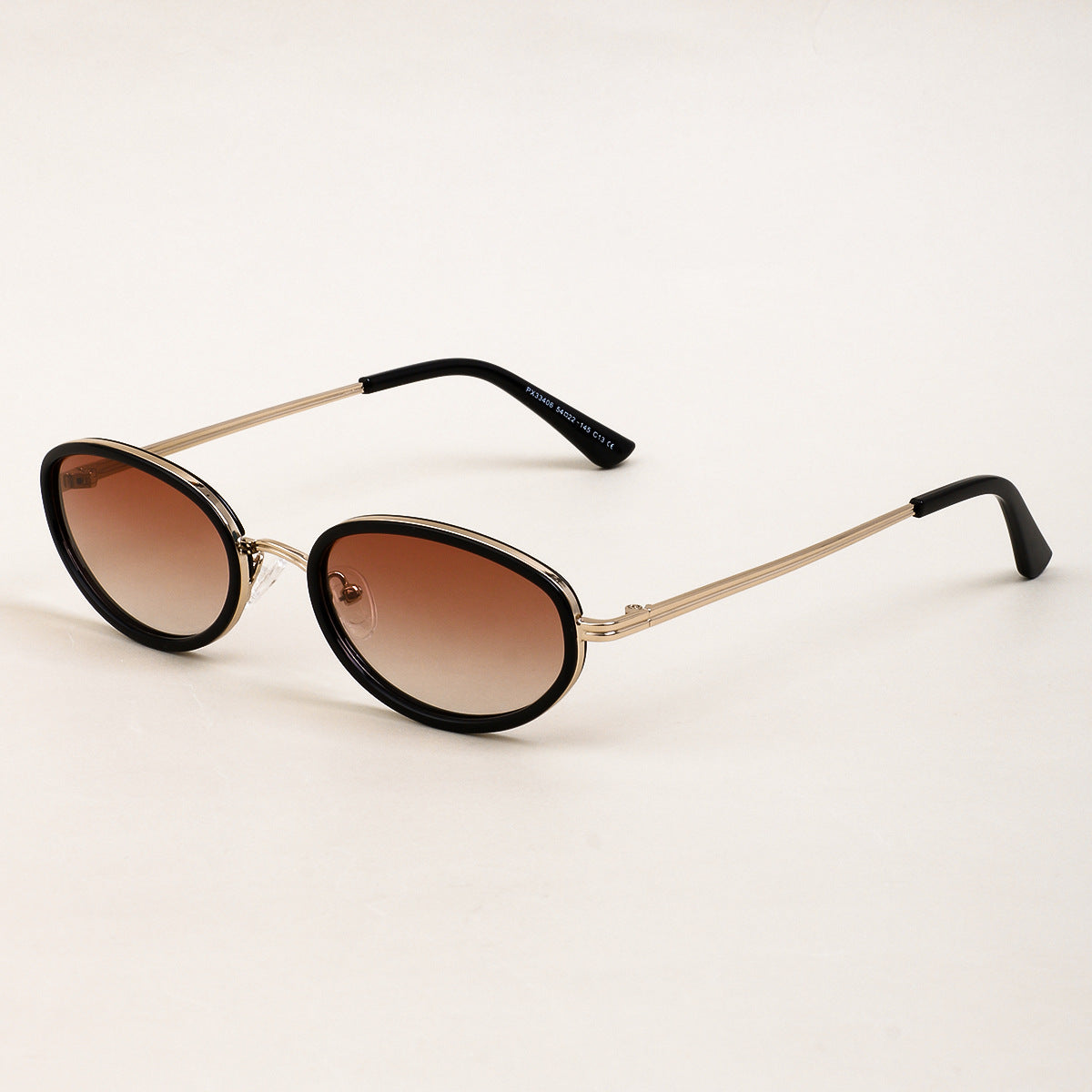 Retro Oval Metal Sunglasses - DippedShop Wholesale - #5491