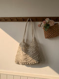 Handmade Hollow Out Beach Bag - DippedShop Wholesale - #2995