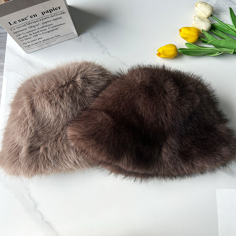 Faux Fur Bucket Hat - DippedShop Wholesale - #8915