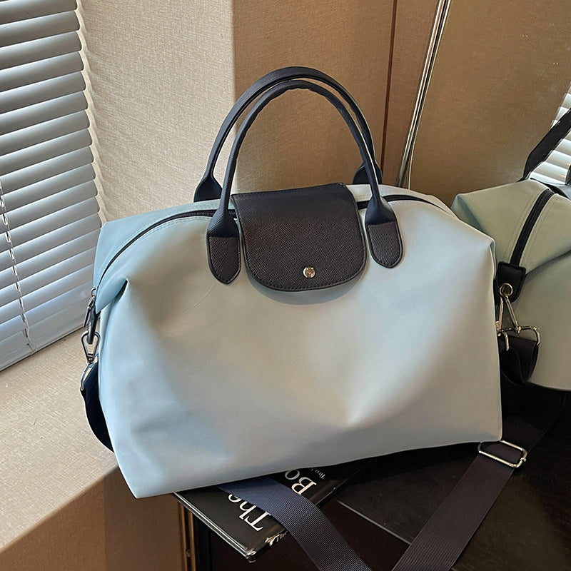 Simple Color Block Large Capacity Tote Bags 6S10BBG1547