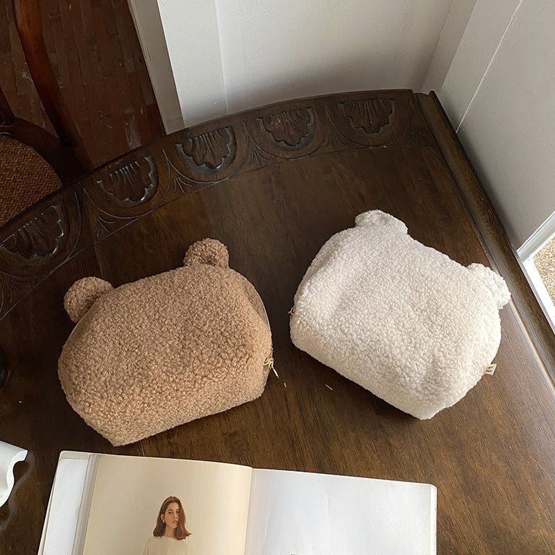 Cute Plush Cosmetic Bag - DippedShop Wholesale - #9875