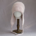 Sweet Solid Angora Trapper Knit Beanie 6W6HAT697