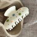 Sweet Colorful 3D Flower Acetate Hair Claw 6W6HCP1273