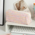 Cute Multi-Color Line portable Pencil Pouch 6S10BOB1045