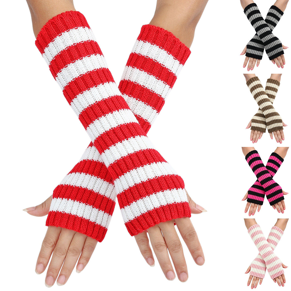 Fingerless Arm Warmers Gloves - DippedShop Wholesale - #7923