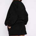 Solid Sweatshirt Short Set - DippedShop Wholesale - #4659
