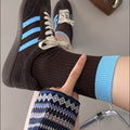 Striped Scrunch Socks - DippedShop Wholesale - #8211