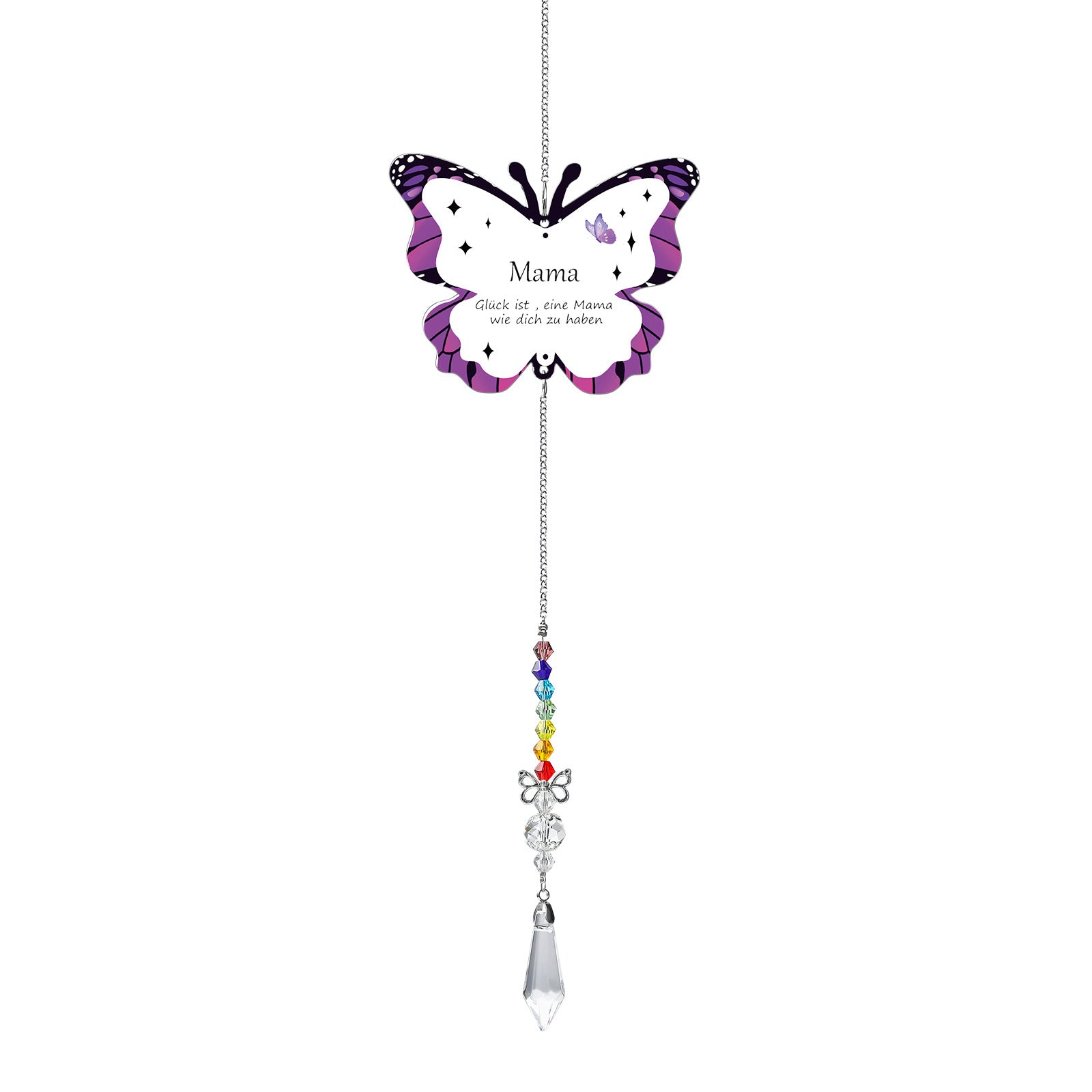 Oversized Butterfly Colorful Crystal Pendant Suncatchers MK2CZAS6H7HLS55