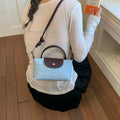 Trendy Denim Dumpling Crossbody Bag 6W10BBG1847
