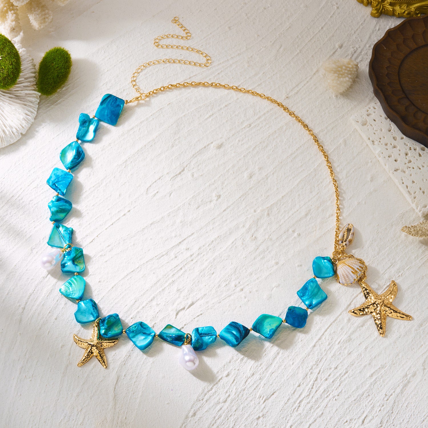 Sexy Shell Starfish Charm Adjustable Waist Chain 8ZA6JBC93T