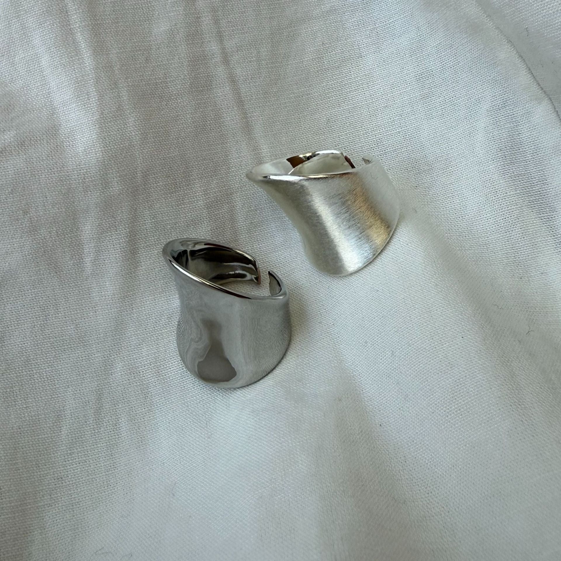 Wide Irregular Open Ring - DippedShop Wholesale - #8307