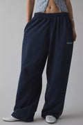 Embroidery Elastic Waist Pants - DippedShop Wholesale - #4931