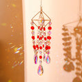 Geometric Frame Crystal Chain Tassel Hanging Suncatchers MK2CZAS6H7HLS67