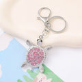 Funny Rhinestones Dolphin Pendant Keychain Bag Charm 6W10BBC632