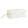 Sweet Floral Print Quilt Shell Cosmetic Bag 6S5CO122